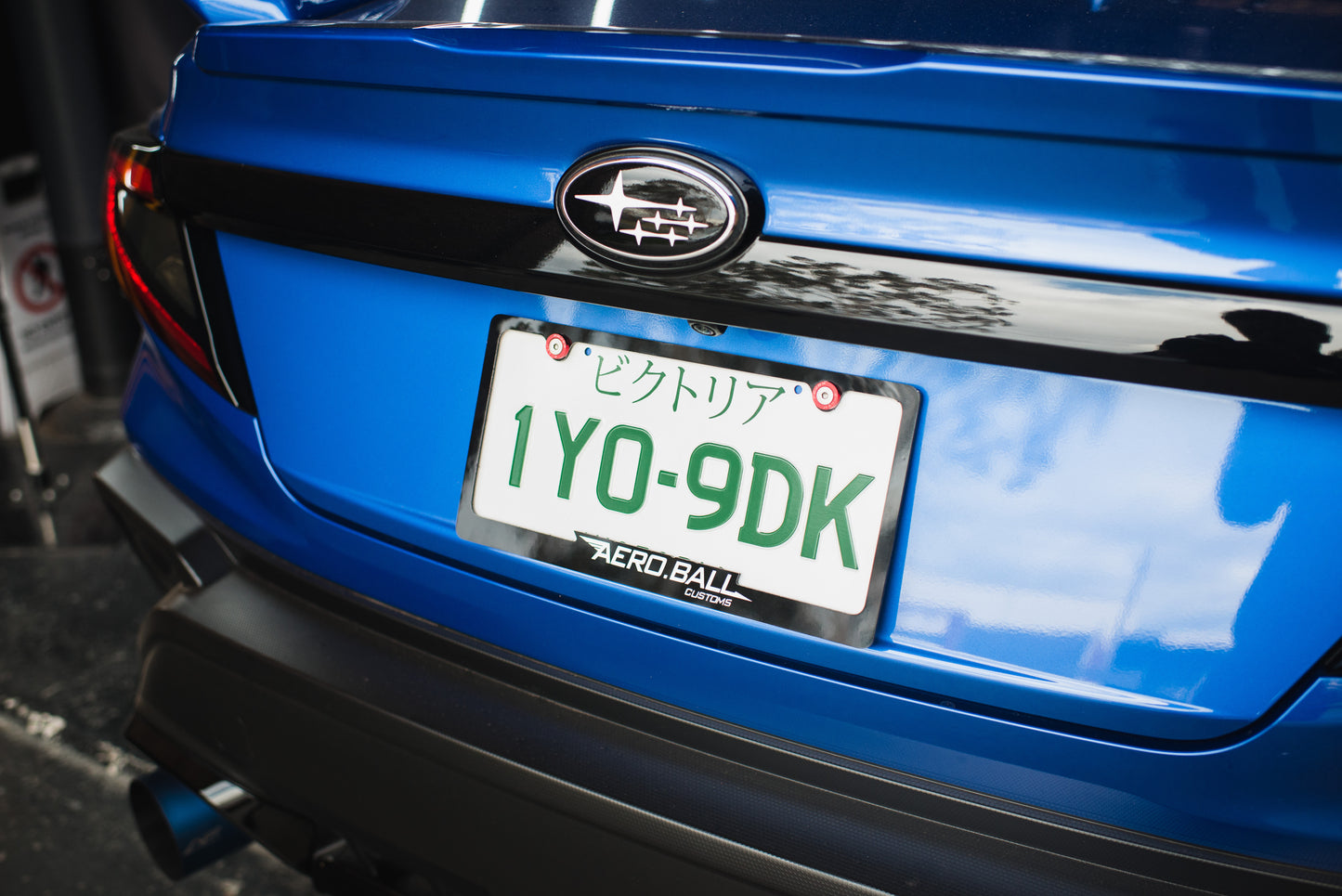 Japanese Number Plate Frame