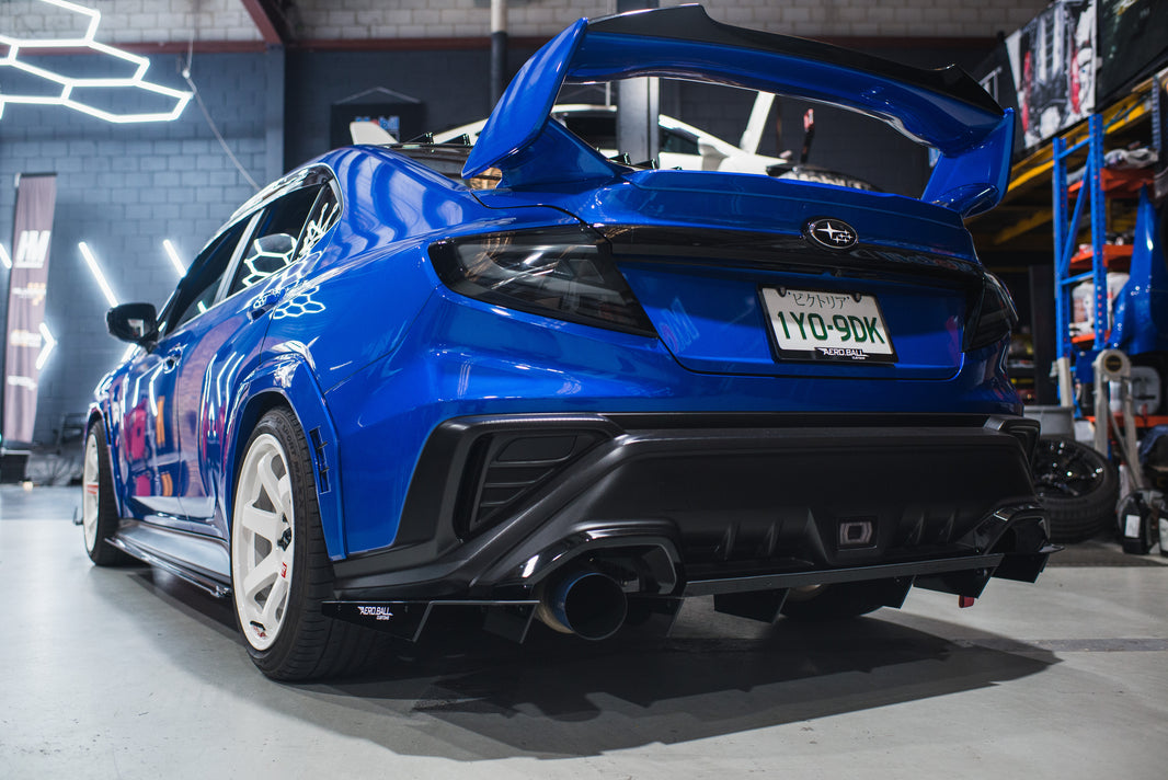 Vb Wrx Rear Diffuser Red VB WRX Australia — Aeroball Customs | Aero.Ball Customs