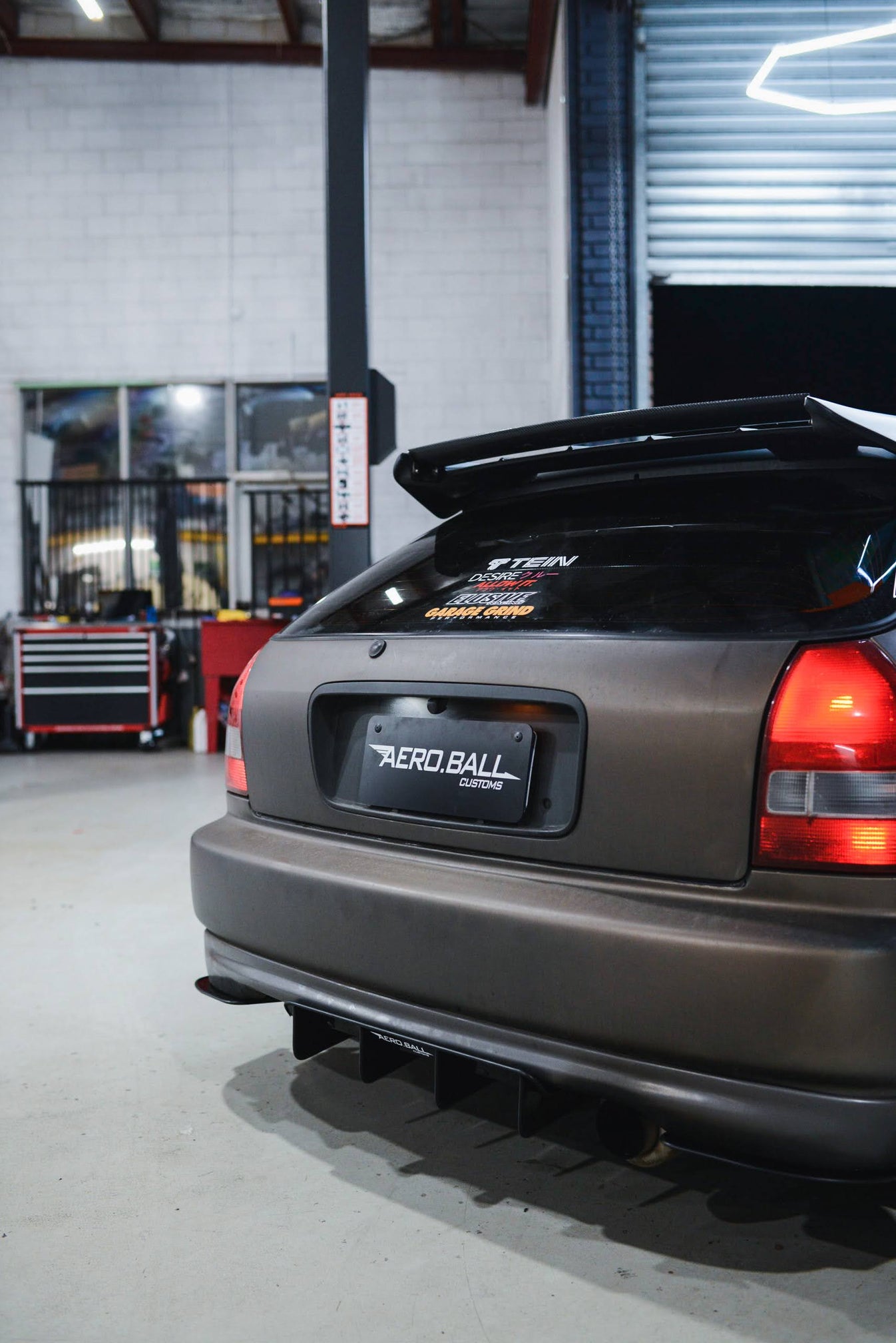 Honda Civic EK Hatch Rear Diffuser for Type R Lip