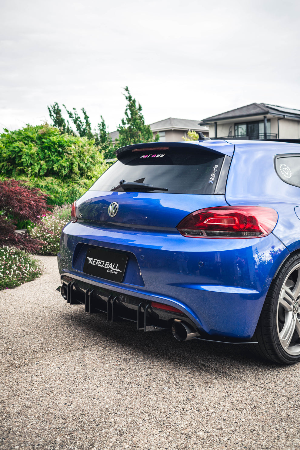 Volkswagen Scirocco R PFL Rear Diffuser Australia — Aeroball Customs ...