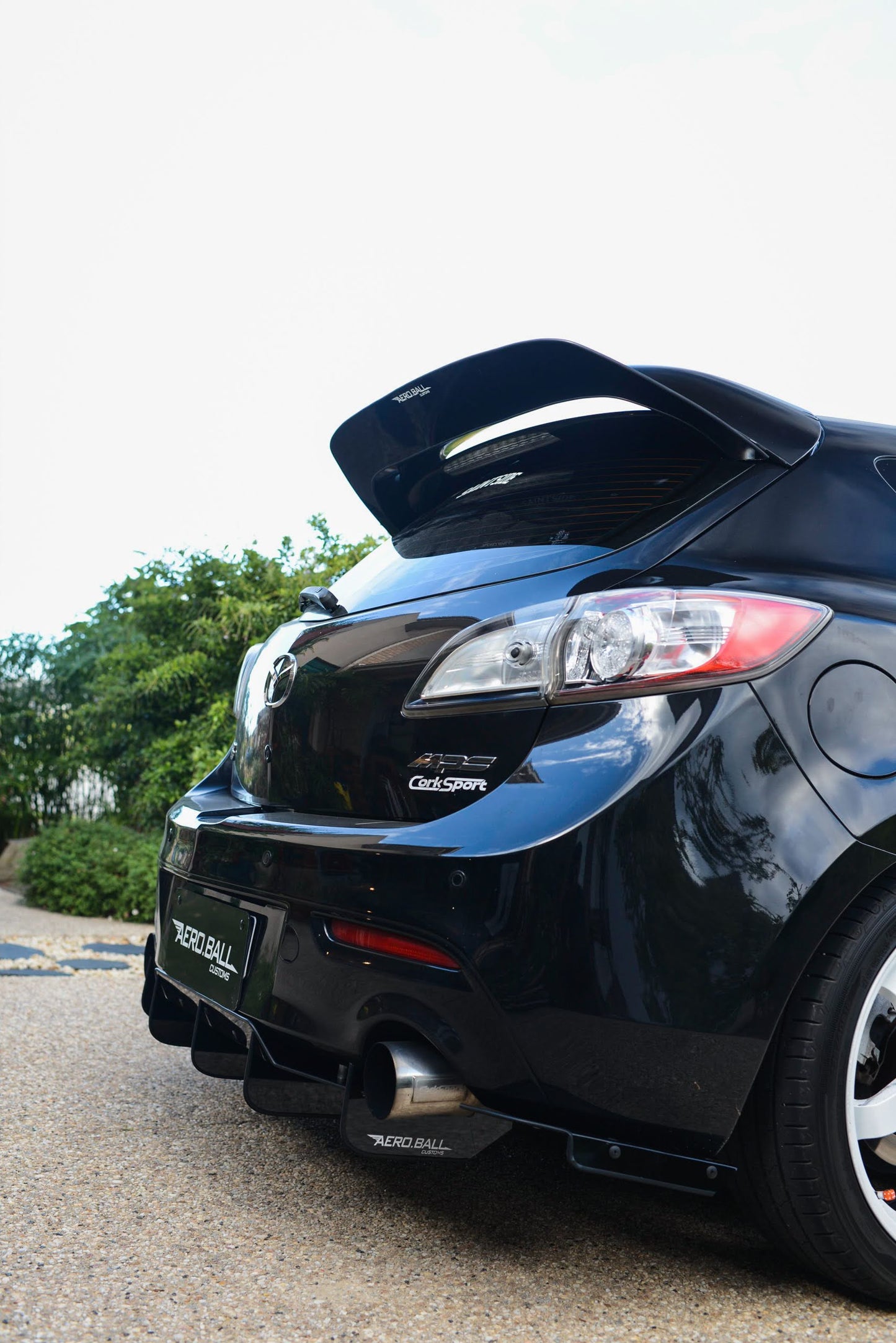 Mazda 3 BL MPS Wing Extension