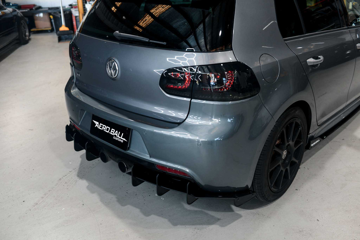 Volkswagen Golf MK6R Rear Diffuser
