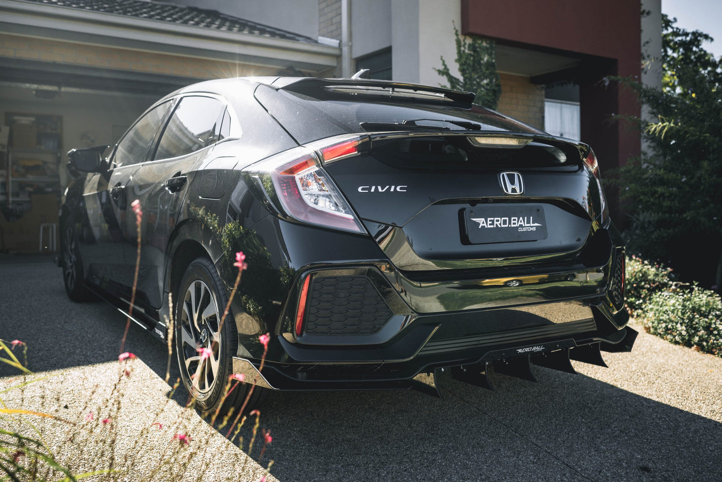 Honda Civic 10th Gen Rear Diffuser (Base Model Hatch)